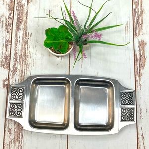 Serving Platter Fashion Stainless Rogers-Insilco